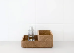 Wooden Aufbewahrungsbehälter | Badezimmeraccessoires^Offcuts Boxette Kistenset, Eiche geölt