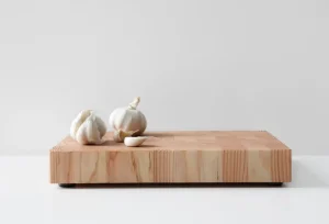 Wooden Küchenutensilien^Offcuts Schneidebrett, 30 x 21 cm, Kiefer geölt
