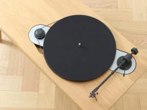 Wooden Unterhaltungselektronik^Turntable Plattenspieler, Eiche