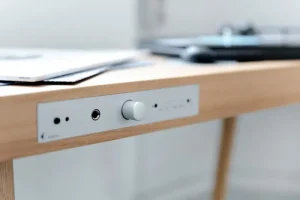 Wooden Unterhaltungselektronik^Turntable Plattenspieler, Eiche