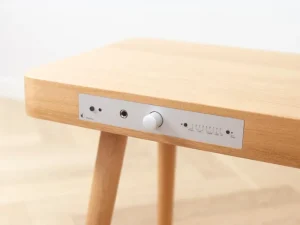 Wooden Unterhaltungselektronik^Turntable Plattenspieler, Eiche
