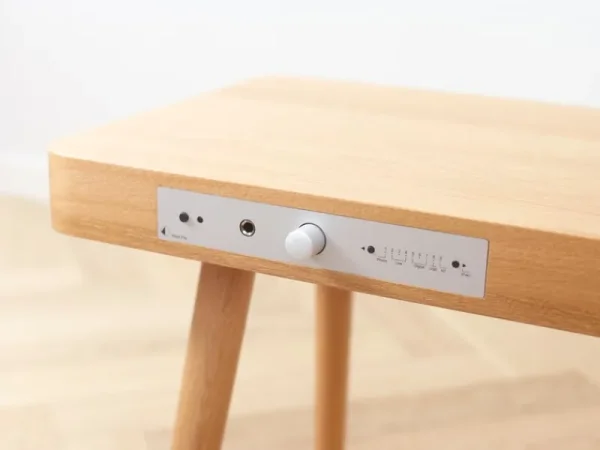 Wooden Unterhaltungselektronik^Turntable Plattenspieler, Eiche