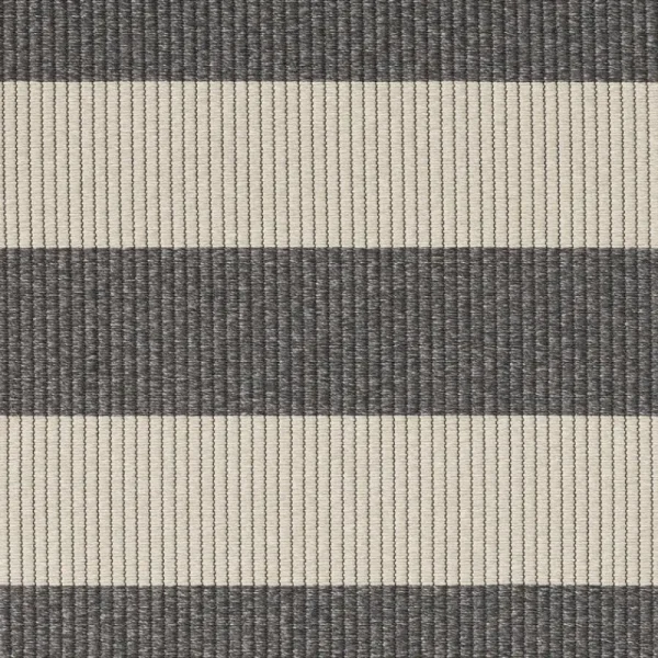 Woodnotes Outdoor-textilien | Teppiche Und Läufer^Big Stripe In-Out Teppich, Grau melange/Sandweiß