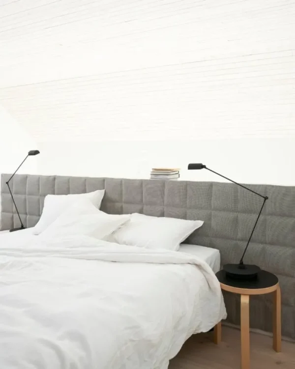 Woodnotes Betten-Gestepptes Bettkopfteil, 126 cm