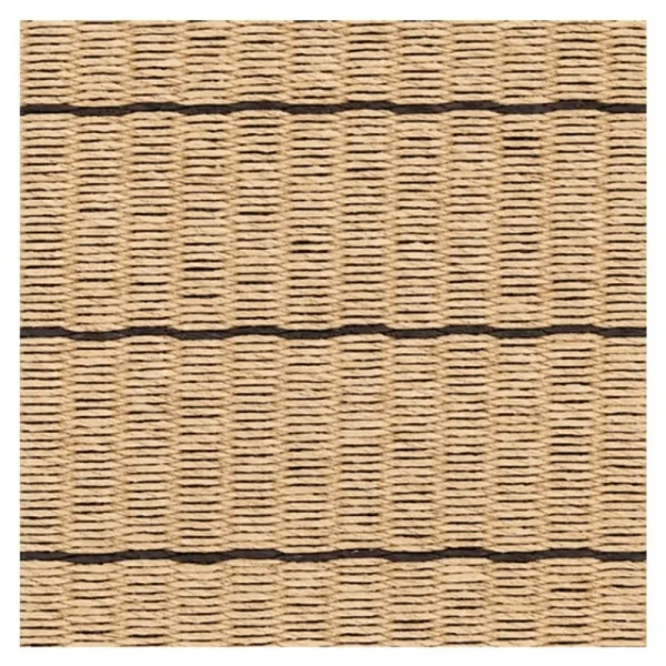 Woodnotes Teppiche Und Läufer^Line Teppich, Natur – Schwarz