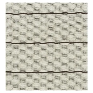 Woodnotes Teppiche Und Läufer^Line Teppich, Steingrau – Schwarz