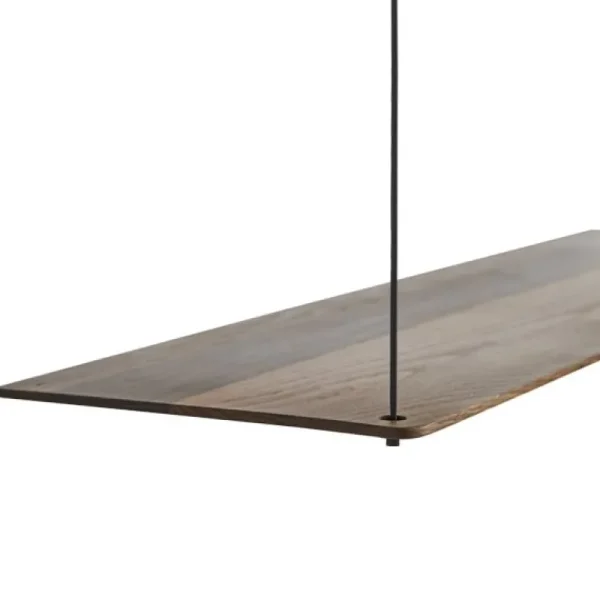 Woud Regale-Anbauregal Stedge 80 cm, Eiche geräuchert