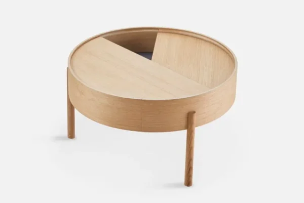 Woud Tische-Arc Couchtisch 66 cm, Eiche geölt