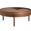 Fogia Tische-Woud Arc Couchtisch, 89 cm, Walnuss matt lackiert
