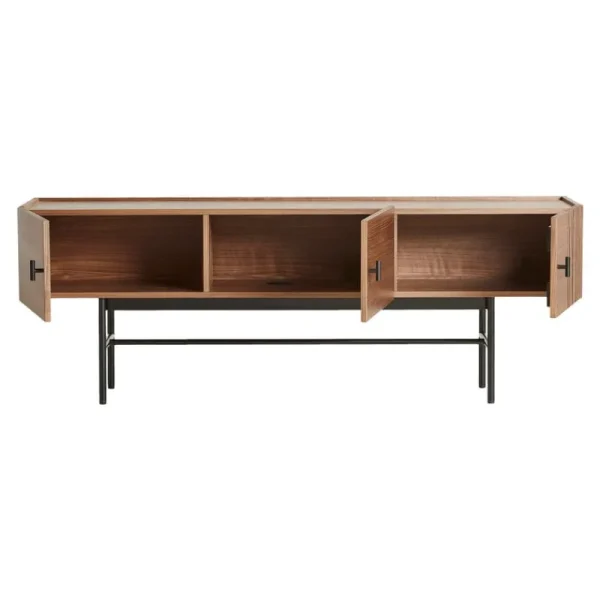 Woud Aufbewahrungsmöbel-Array niedriges Sideboard, 150 cm, Walnuss