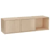 Muuto Regale-Woud Bricks Regalsystem B, Eiche weiß lackiert