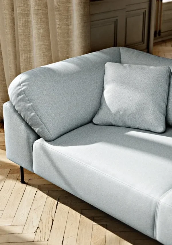 TIPTOE Sofas Und Liegen-Woud Collar 3-Sitzer-Sofa, Cyber 1101 Hellgrau