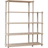 Woud Regale-Elevate Regalsystem 4, Eiche