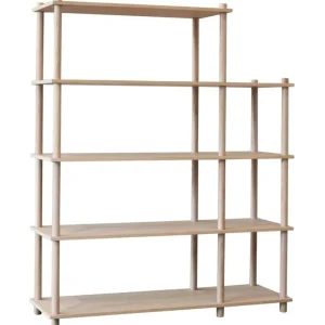 Woud Regale-Elevate Regalsystem 4, Eiche