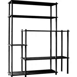 Lundia Regale-Woud Elevate Regalsystem 11, Schwarz