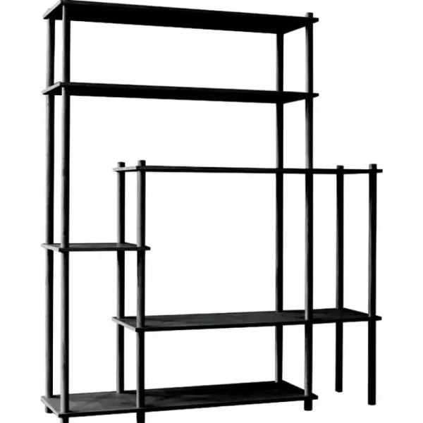 Lundia Regale-Woud Elevate Regalsystem 11, Schwarz