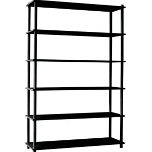 Lundia Regale-Woud Elevate Regalsystem 6, Schwarz
