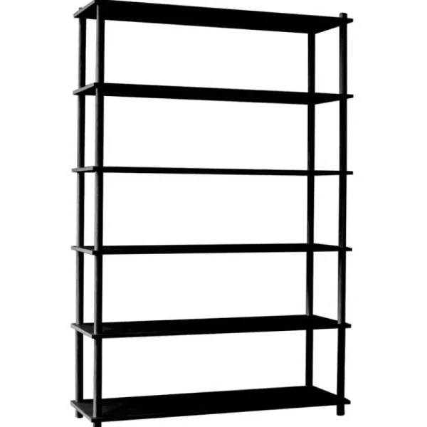 Lundia Regale-Woud Elevate Regalsystem 6, Schwarz