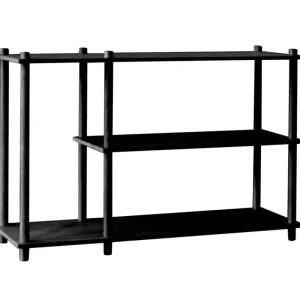 Lundia Aufbewahrungsmöbel | Regale-Woud Elevate Regalsystem 3, Schwarz