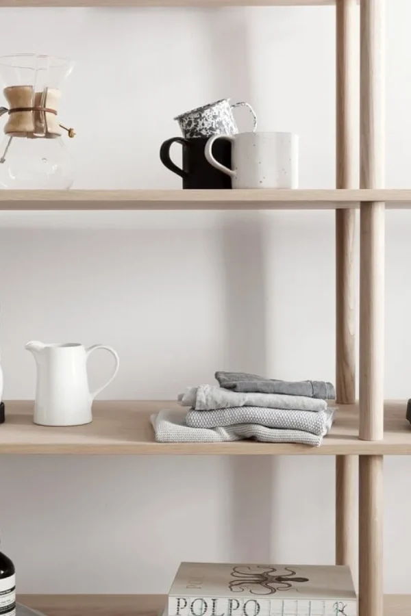 Woud Regale-Elevate Regalsystem 4, Eiche