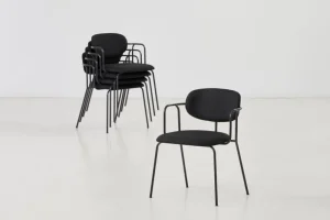 Vitra Sitzgelegenheiten-Woud Frame Stuhl, Schwarz - schwarzes Davis Sawana 14