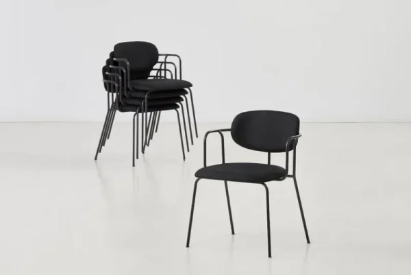 Vitra Sitzgelegenheiten-Woud Frame Stuhl, Schwarz - schwarzes Davis Sawana 14