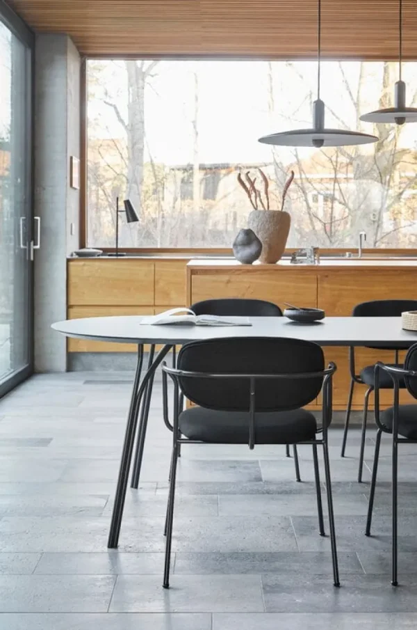 Vitra Sitzgelegenheiten-Woud Frame Stuhl, Schwarz - schwarzes Davis Sawana 14