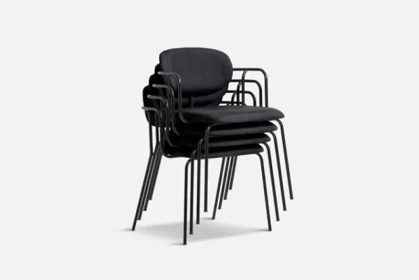 Vitra Sitzgelegenheiten-Woud Frame Stuhl, Schwarz - schwarzes Davis Sawana 14