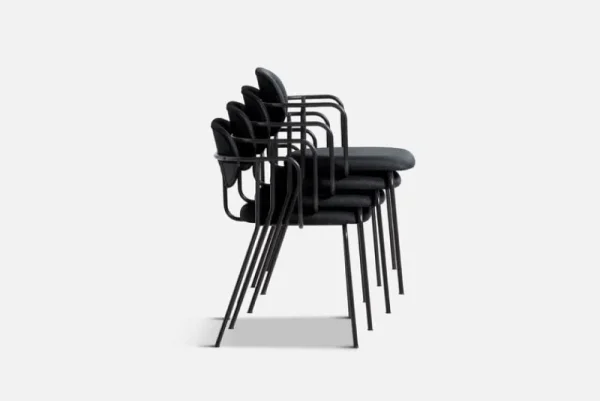 Vitra Sitzgelegenheiten-Woud Frame Stuhl, Schwarz - schwarzes Davis Sawana 14
