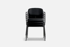 Vitra Sitzgelegenheiten-Woud Frame Stuhl, Schwarz - schwarzes Davis Sawana 14
