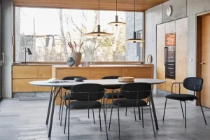 Vitra Sitzgelegenheiten-Woud Frame Stuhl, Schwarz - schwarzes Davis Sawana 14