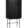 Woud Aufbewahrungsmöbel-Highboard Array, schwarz