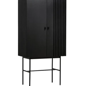 Woud Aufbewahrungsmöbel-Highboard Array, schwarz