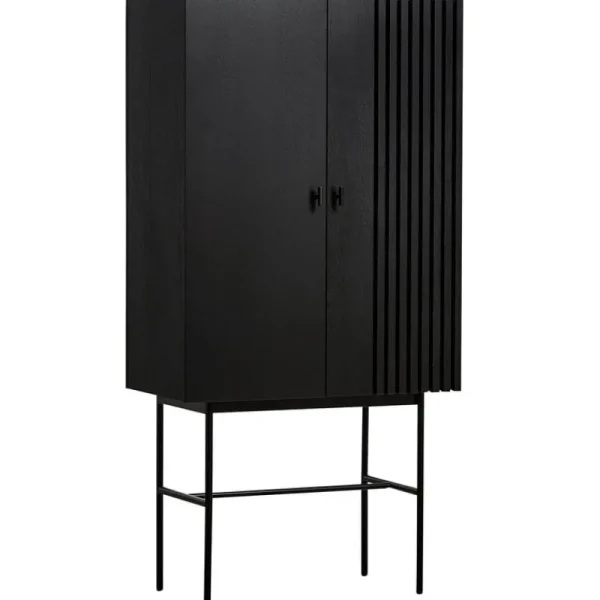 Woud Aufbewahrungsmöbel-Highboard Array, schwarz