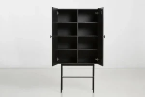 Woud Aufbewahrungsmöbel-Highboard Array, schwarz