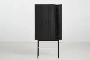 Woud Aufbewahrungsmöbel-Highboard Array, schwarz
