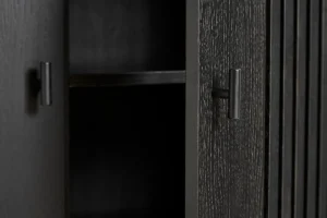 Woud Aufbewahrungsmöbel-Highboard Array, schwarz