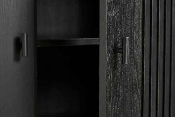 Woud Aufbewahrungsmöbel-Highboard Array, schwarz