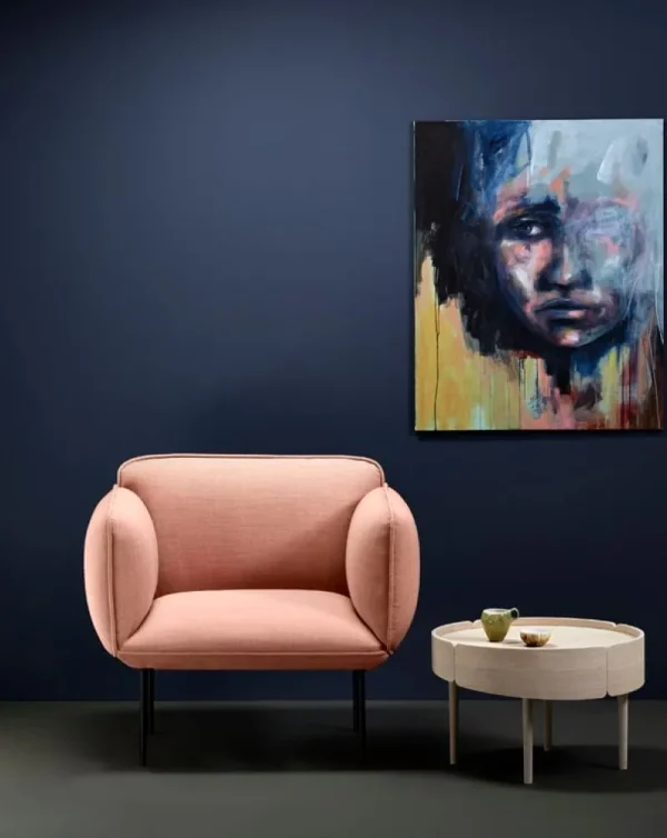 Normann Copenhagen Sitzgelegenheiten-Woud Nakki 1-Sitzer, rosapink