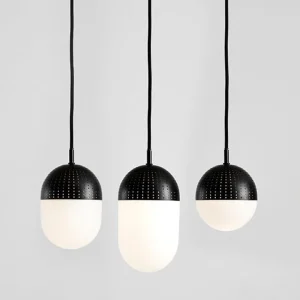 Woud Deckenleuchten-Pendelleuchte Dot, L, schwarz