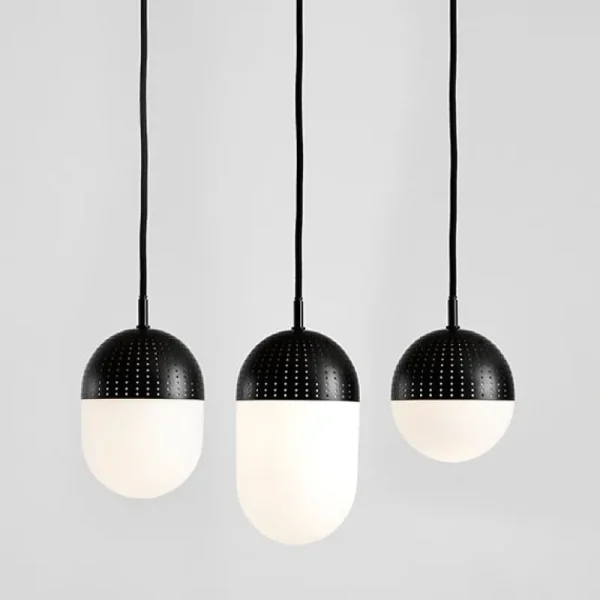 Woud Deckenleuchten-Pendelleuchte Dot, L, schwarz