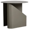 Woud Tische-Sentrum Beistelltisch, Taupe