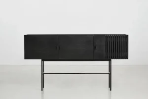 Asplund Aufbewahrungsmöbel-Woud Sideboard Array 180 cm, schwarz