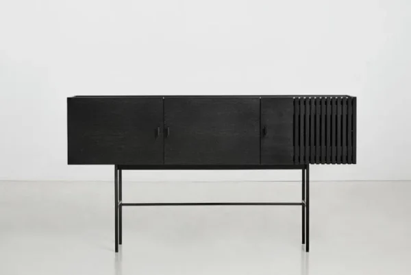 Asplund Aufbewahrungsmöbel-Woud Sideboard Array 180 cm, schwarz