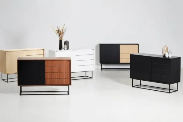 Asplund Aufbewahrungsmöbel-Woud Sideboard Virka, hoch, Eiche