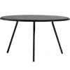 Woud Tische-Soround Couchtisch, 75 cm, Eiche schwarz lackiert