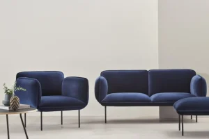 Woud Tische-Soround Couchtisch, 75 cm, anthrazitfarbenes Nanolaminat