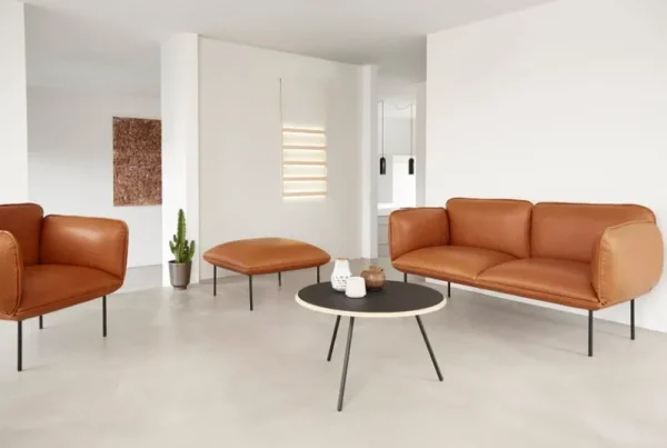 Woud Tische-Soround Couchtisch, 75 cm, anthrazitfarbenes Nanolaminat