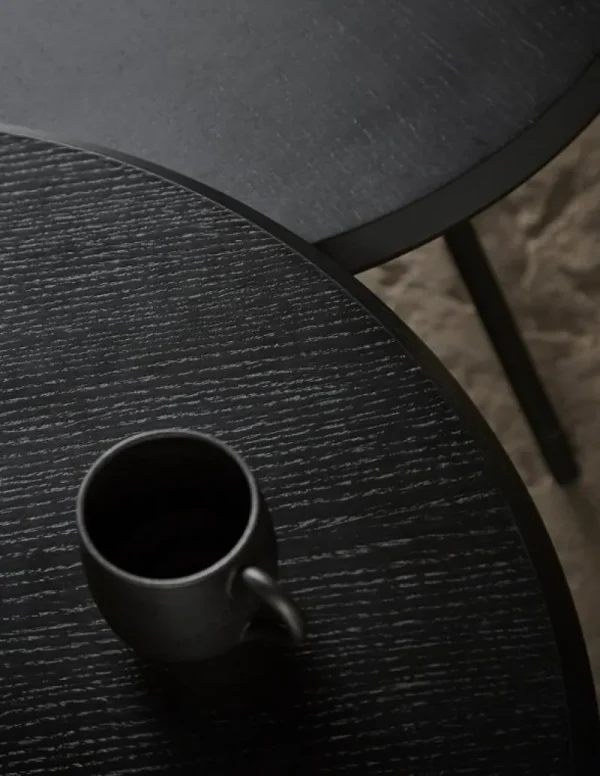 Woud Tische-Soround Couchtisch, Durchmesser 60 cm, Höhe 44,5 cm, Esche schwa