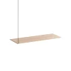 Woud Regale-Stedge Anbauregal 60 cm, Eiche weiß, pigmentiert, lackiert